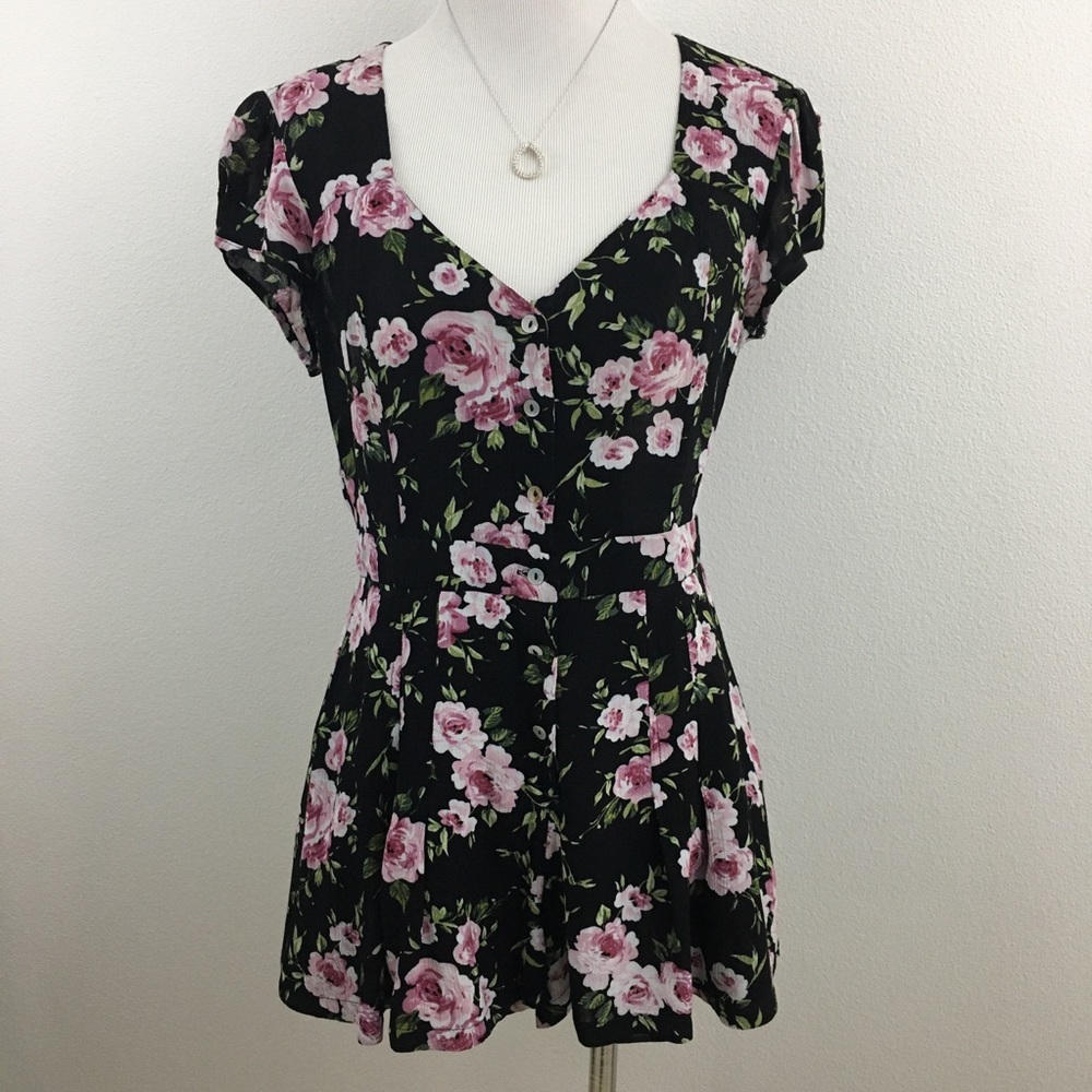 The Hanger | Rosey Shorts Romper Jumpsuit